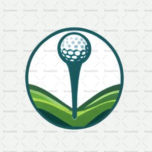 Golftee und Ball
